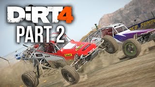 DIRT 4 Career Mode Gameplay Walkthrough Part 2  LANDRUSH BUGGY Full Game [upl. by Nerro]