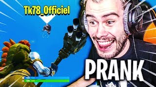 LE RETOUR DU PLUS GROS PRANK A THEKAIRI78 SUR FORTNITE BATTLE ROYALE [upl. by Geehan]