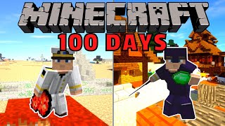 I Survived 100 Days REBUILDING CIVILIZATION in a NUCLEAR WASTELAND in Hardcore Minecraft [upl. by Irim]