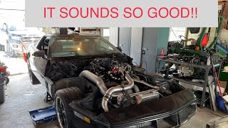 C4 Corvette LS Turbo Episode 6 first start what pilot bearing to use in a zf6 car [upl. by Anaili]