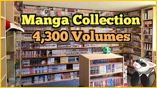 HUGE MANGA COLLECTION 2023  Otaku Room Tour 4300 Volumes [upl. by Irret704]