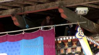 Preparations for Kurjey Festival  Bhutan [upl. by Hogen329]