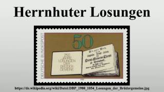 Herrnhuter Losungen [upl. by Hgeilhsa]