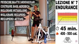 Lezione Spinning  indoor cycling allenamento RECUPERO ATTIVO 75 Lez n° 7 [upl. by Albemarle]