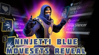 Power Rangers Legacy Wars Ninjetti blue movesets reveal [upl. by Gothart]