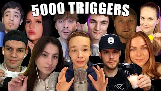 ASMR 5000 TRIGGERS WITH FRIENDS  Epic 500k Special Collab [upl. by Rawley]