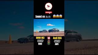 BMW M3 VS Audi RS5 Drag Race bmw audi [upl. by Penoyer]