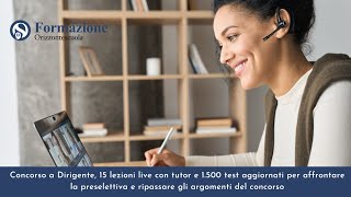 Concorso a Dirigente 15 lezioni live con tutor e 1500 test aggiornati presentazione del corso [upl. by Iba]