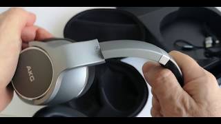 AKG N700NC headphones with adaptive noise cancelling unboxing [upl. by Nayab292]