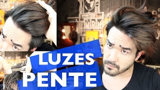 MECHAS MASCULINAS COM O PENTE  COMO FAZER  por Fabiano Okabayashi [upl. by Alexio]