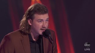 Morgan Wallen Wins New Artist of the Year  The CMA Awards [upl. by Adelia]