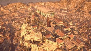 Visite virtuelle de lacropole dAthènes Assassins Creed Odyssey [upl. by Alliuqal328]