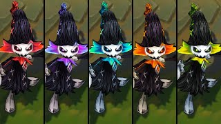 All Fright Night Veigar Chromas League of Legends [upl. by Hanschen]