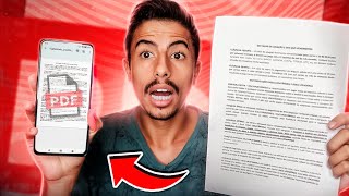 Como DIGITALIZAR DOCUMENTOS em PDF pelo CELULAR [upl. by Annirtak506]