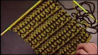 Fallen Leaves KnitAlong Pt 2 on Knitting Daily TV 502 [upl. by Yelir]