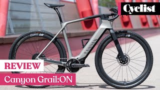 Canyon GrailON review  Canyons 85Nm torque electric gravel bike [upl. by Ellerahs]