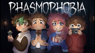 Best of Phasmophobia Vods w Lizzie Jimmy Joel and Grian [upl. by Atteuqram699]