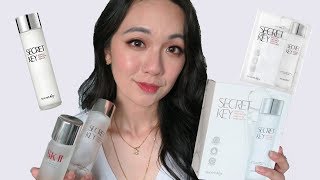 secretKey Starting Treatment Essence Review  SKII Treatment Essence DUPE [upl. by Nolly]