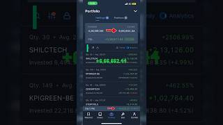 Long Term Investment Zerodha Live Portfolio kpi green share latest news shorts zerodha ytshorts [upl. by Ettereve]