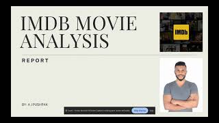 Data Analysis of IMDB Movies [upl. by Imit]