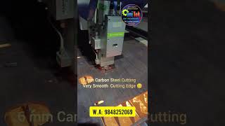 UniTek Fiber Laser Cutting on 6mm High Quality finishing with 1500W [upl. by Ebony]