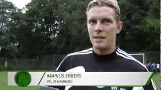 Neuzugang Marius Ebbers VfL 93 Hamburg beim ersten Training  ELBKICKTV [upl. by Neirrad]