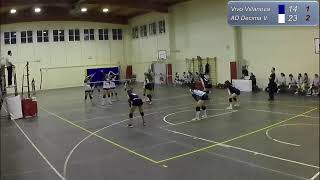 2° Div  Villanova Volley VS AD Volley Decima [upl. by Lihcox632]