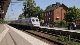 Trains of Sweden 2018 [upl. by Ramalahs597]