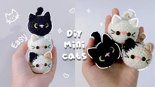 ♡ Crochet Mini Cat Loaf Tutorial  Simple amp Cute ♡ [upl. by Anicul]