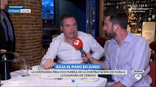 📺 Entrevista en directo al Director General de Hostelería Madrid en Antena 3 [upl. by Nohtanhoj]