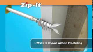 Zip It Drywall Anchor [upl. by Kcirre]