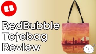 REDBUBBLE Totebag Review Mediumsize [upl. by Euqilegna]