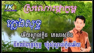 ស្រណោះផ្កាក្ទម្ព ភ្លេងសុទ្ធ TK KARAOKE [upl. by Nayek]