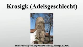 Krosigk Adelsgeschlecht [upl. by Lam]