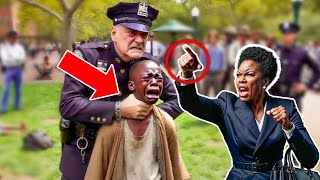 Racist Cop Chokes Black Boy and Kicks Him Out of Park Unaware His Mother Is a Powerful Judge [upl. by Ladnik995]