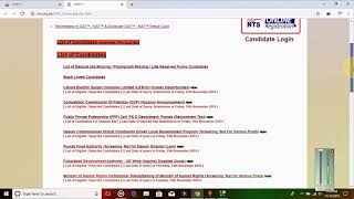 How to download roll no slip from NTS website and save it  nts roll no slip download kaise kare [upl. by Drof]