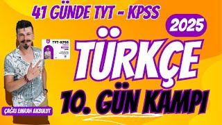 41 GÜNDE KPSS  TYT TÜRKÇE 10 GÜN KAMPI PARAGRAF DÜŞÜNCEYİ GELİŞTİRME YOLLARI KPSS  TYT TÜRKÇE [upl. by Ennaer]