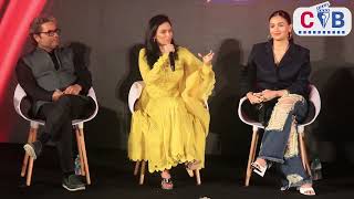 Alia Bhatt amp Vishal Bhardwaj sing at Darlings La Ilaaj song launch [upl. by Annayak]