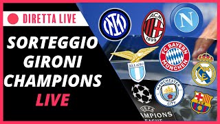 🔴 Sorteggio Champions League in DIRETTA e LIVE reaction il Gruppo dellInter [upl. by Adnorahs91]