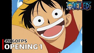 One Piece  Opening 1 【We Are】 4K 60FPS Creditless  CC [upl. by Eisset494]