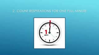 Count and record respiration Nurse Assistant Exam CNA Skill 7 [upl. by Releyks357]