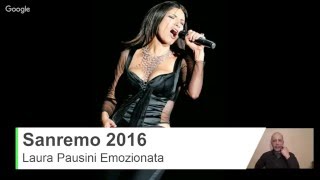 Laura Pausini Duetta Con Se Stessa a Sanremo 2016 [upl. by Onaicram283]