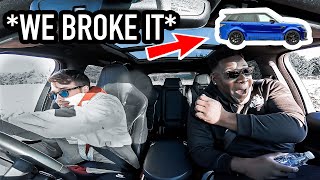 WE BROKE A £100000 RANGE ROVER SVR 😰🙈 GOLF R UPDATE [upl. by Bandur]