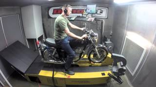 2016 Yamaha SR400 DYNO RUN VIDEO [upl. by Ahsael]