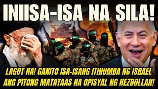 LAGOT NA GANITO ISAISANG ITINUMBA NG ISRAEL ANG PITONG MATATAAS NA OPISYAL NG HEZBOLLAH YARI NA [upl. by Crichton]