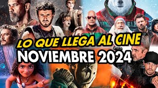 Estrenos de CINE 2024 NOVIEMBRE Películas en Cartelera [upl. by Fruma319]