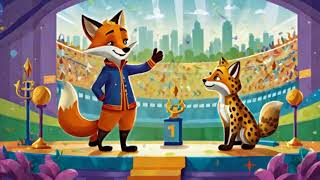 Felix the Fox and Leo the Leopards Olympic Challenge  Fresh Fables [upl. by Adnomar266]