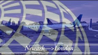 TRIP REPORT United Airlines Boeing 767300 NewarkLondon [upl. by Yanaj]