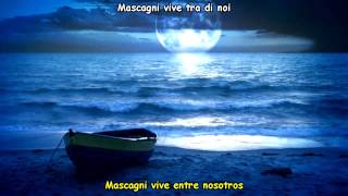 Andrea Bocelli  Mascagni Italian Lyrics Subtitulos Español [upl. by Sikras277]