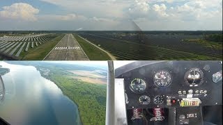 Sightseeing Flight Cocktpit View  Ikarus C42  Rundflug [upl. by Perry539]